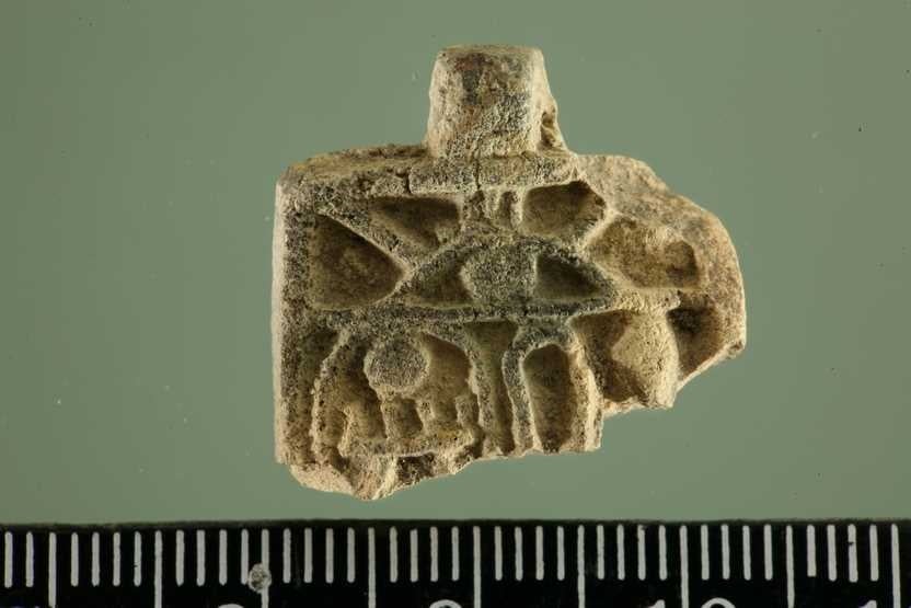 A rare Egyptian amulet over 3,200 years old .Photo: Tzachi Dvira.