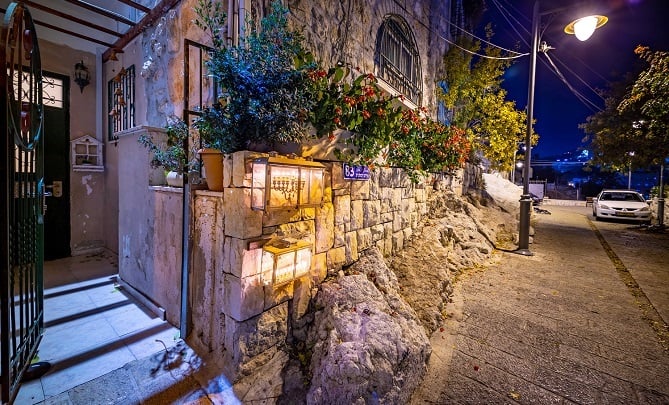 Hanukkah in the City of David. Photo by: Koby Harati