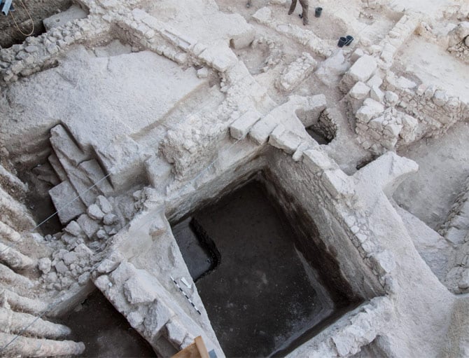 Ritual Bath from the time of the Second Temple in the Givati Parking Lot. Photo: Antiquities Authority