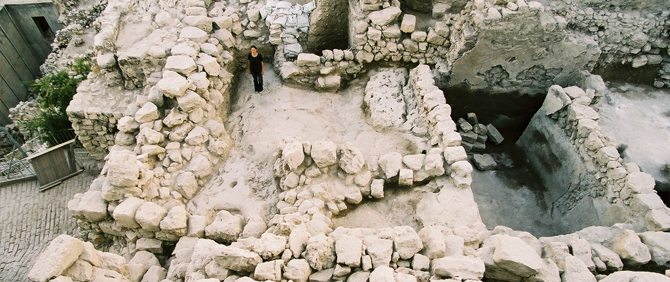 Excavation of King David's palace