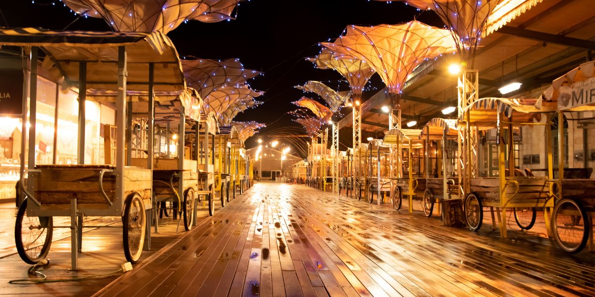 The first station complex. Photo: Shutterstock