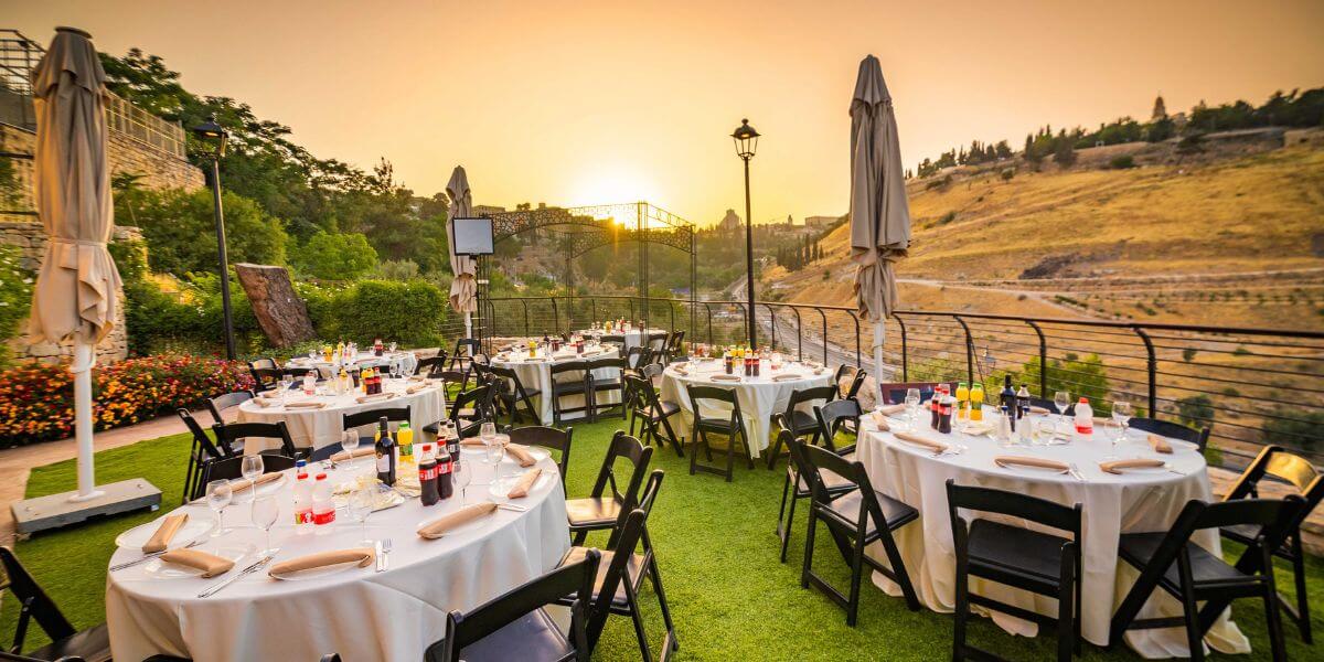 An event at the Beit Bagai complex. Photo: Kobi Harathi