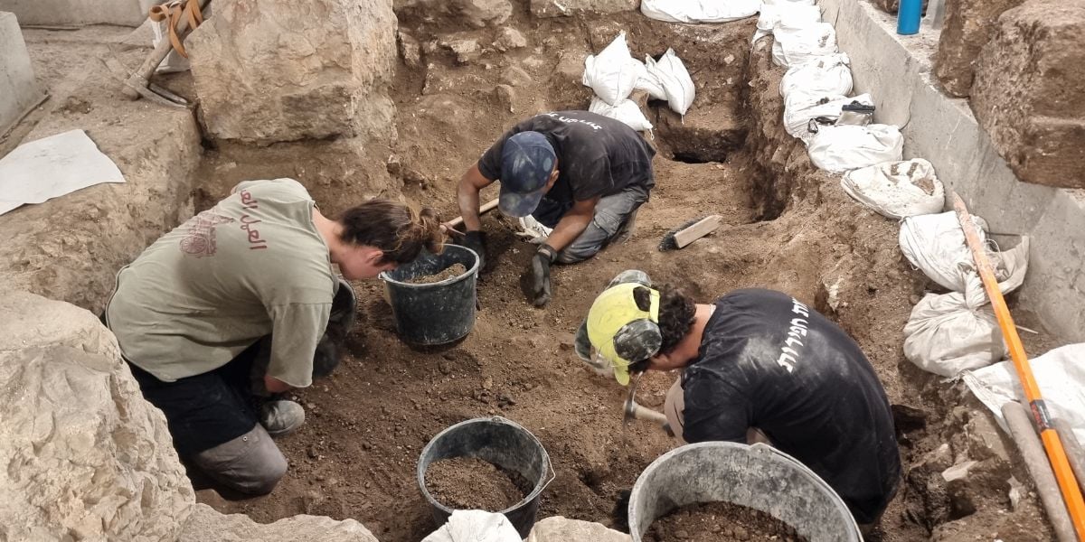 החפירה החדשה בעיר דוד שבה התגלו ממצאי החורבן