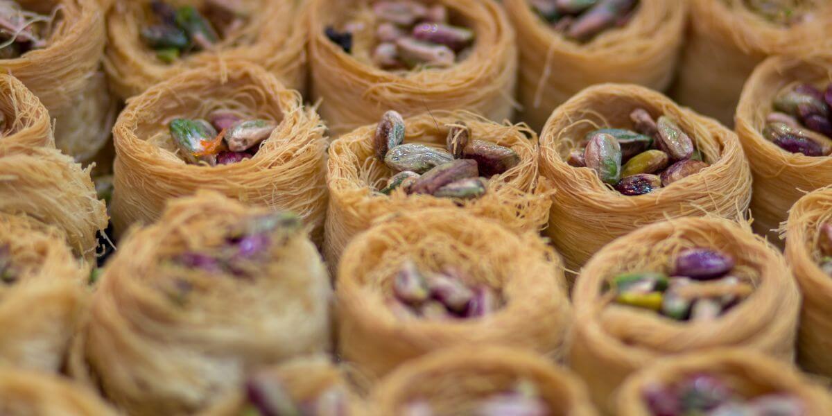 sweets in Mahane Yehuda market. Photo: Shutterstock