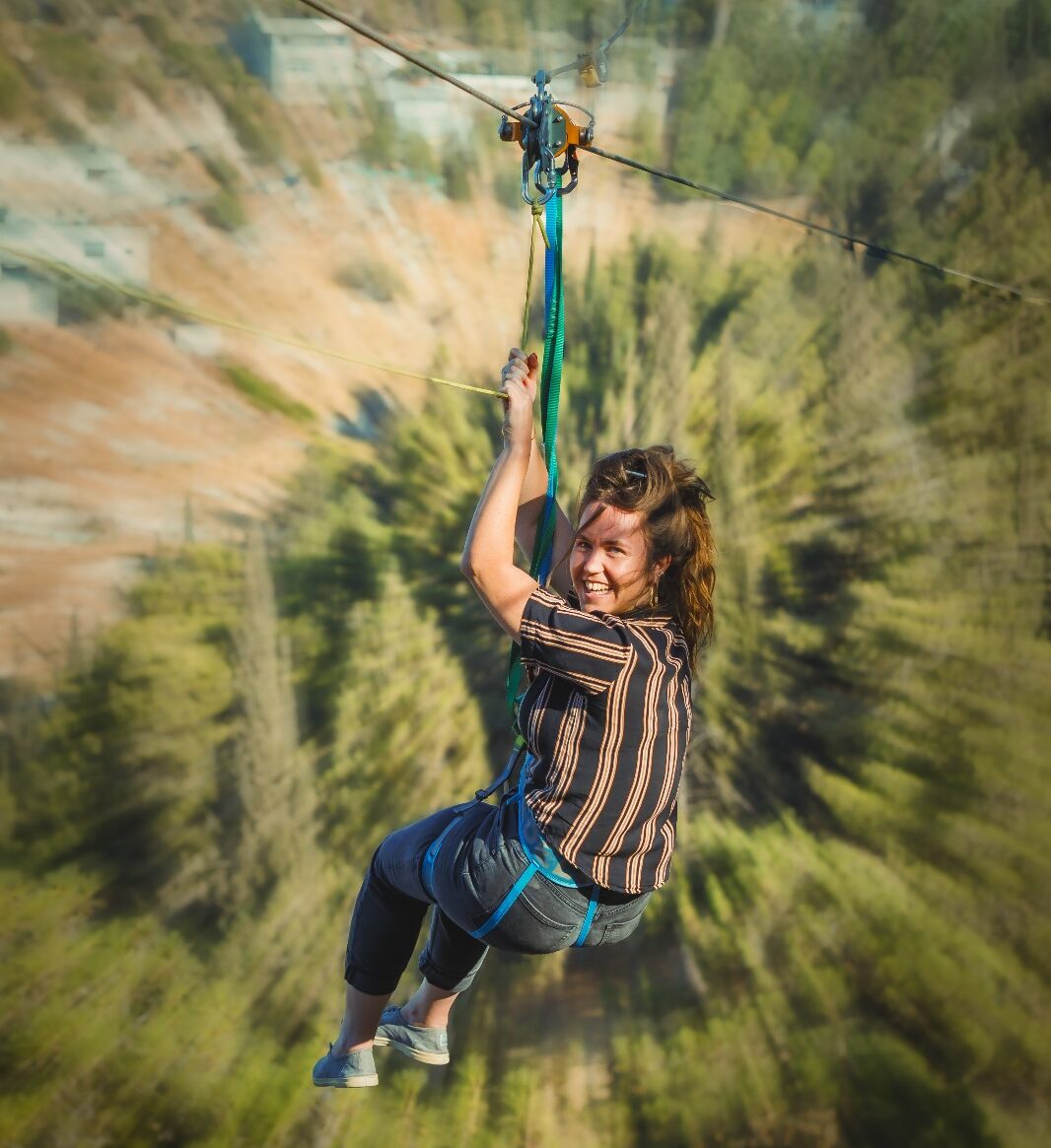 האומגה במצפה דוד zip line