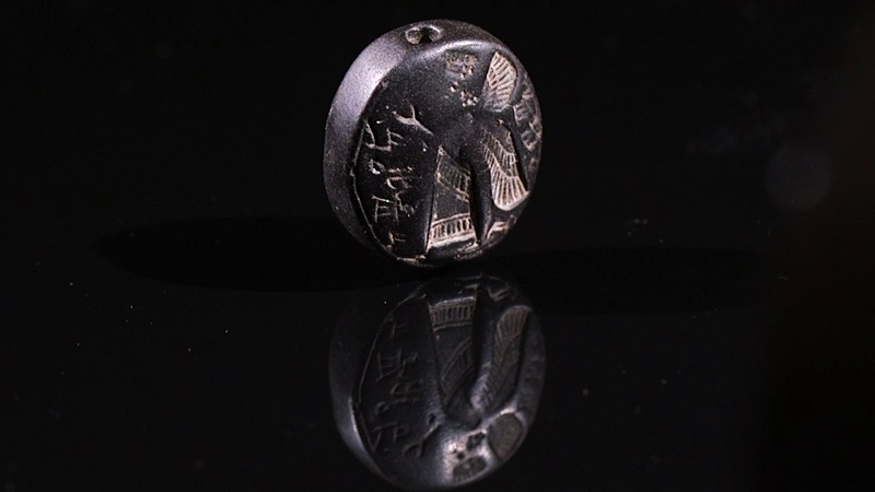 החותם הנדיר. צילום אליהו ינאי עיר דוד