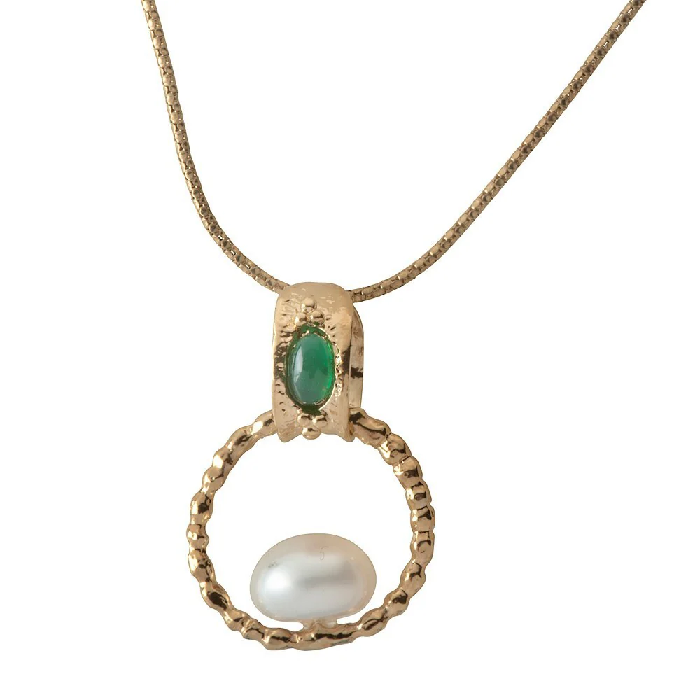 Queen Helene Hoop Necklace