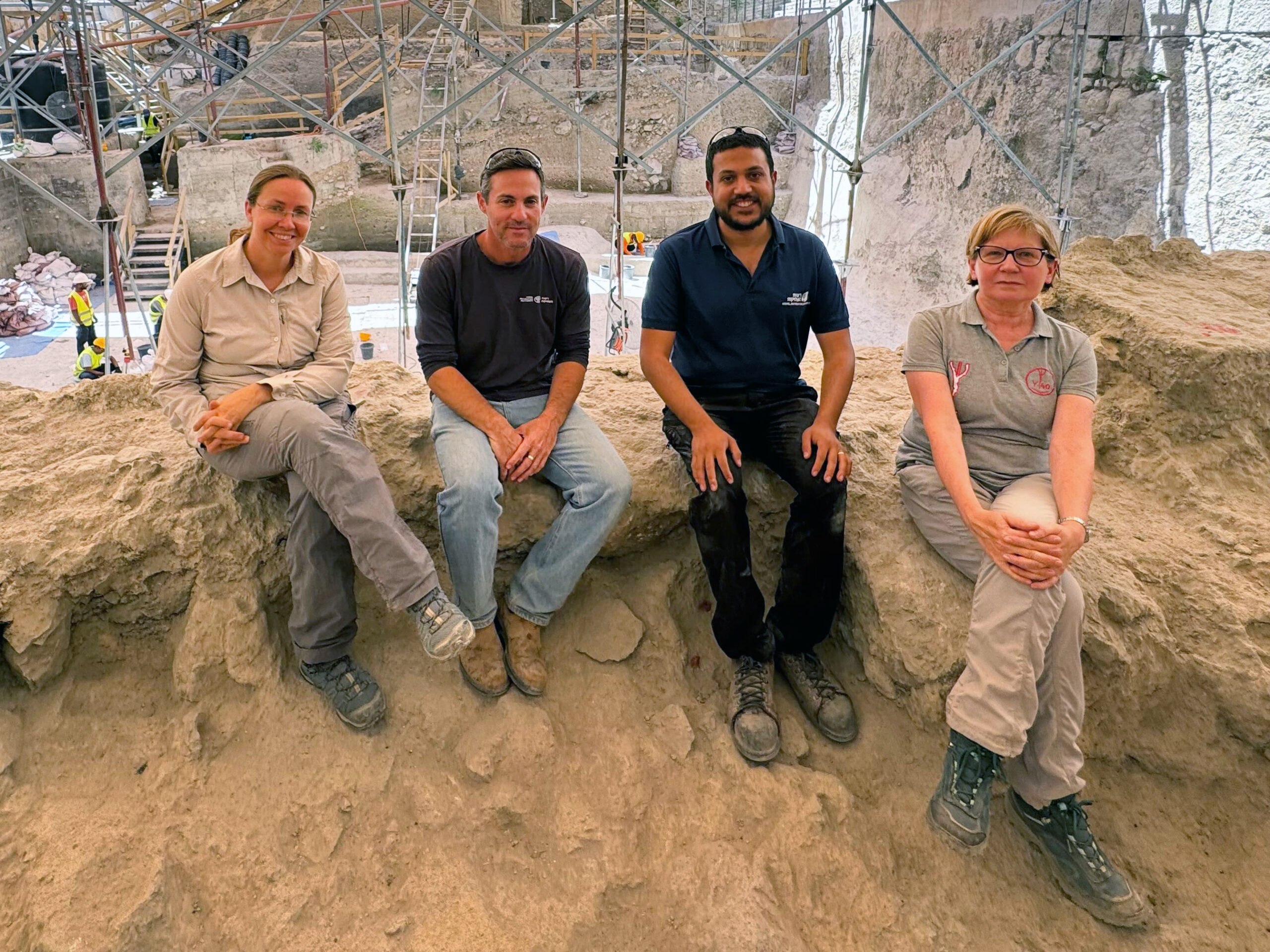 מימין לשמאל - פרופ אליזבטה בוארטו, איתמר ברקו, דר נחשון זנטון,דר יוהנה רגב. צילום רעות ו