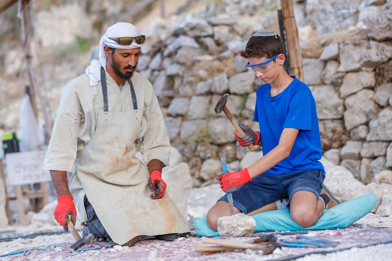 סיתות2. אליהו ינאי. ארכיון עיר דוד