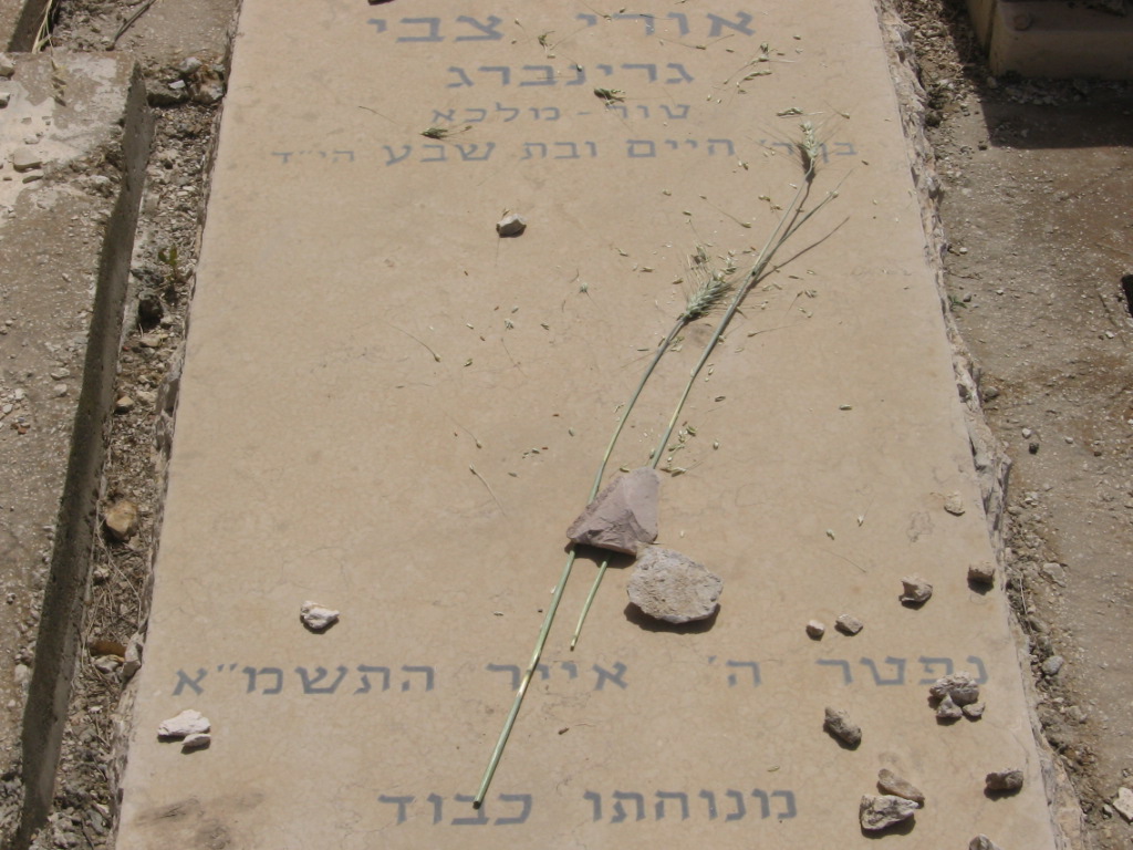 קברו של אצ"ג בהר הזיתים, צילום: מרכז מידע הר הזיתים.